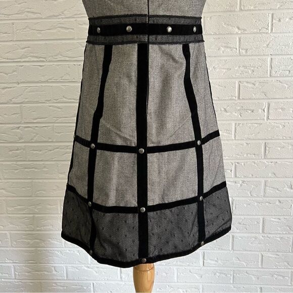 🚨4/$25 Anna Sui For Target Herringbone Studded Dress Size 3 - Picture 7 of 10